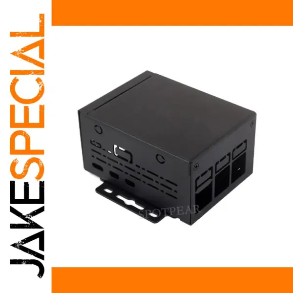Raspberry Pi 5 Industrial Metal Case with Mounting Options
