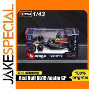 Bburago 1:43 Red Bull Rb19 Austin GP Diecast Model