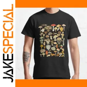 Mushroom Foraging Casual T-Shirt for Men