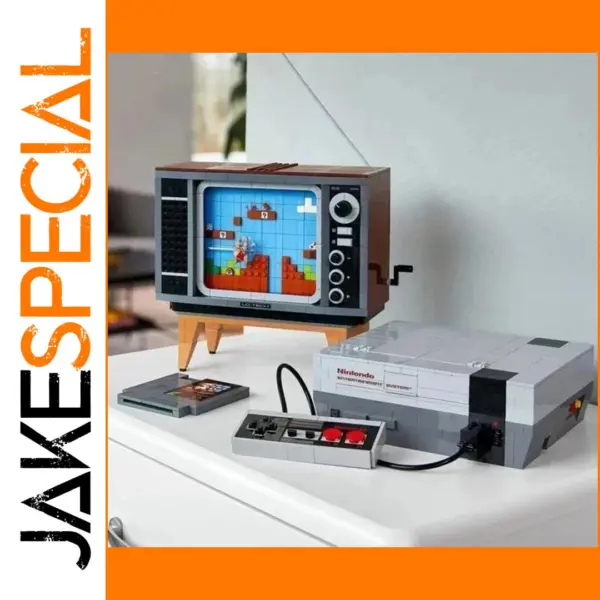 Super NES TV Game Console Building Blocks Kit