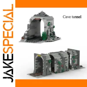 Creative Train Tunnel Building Blocks Set