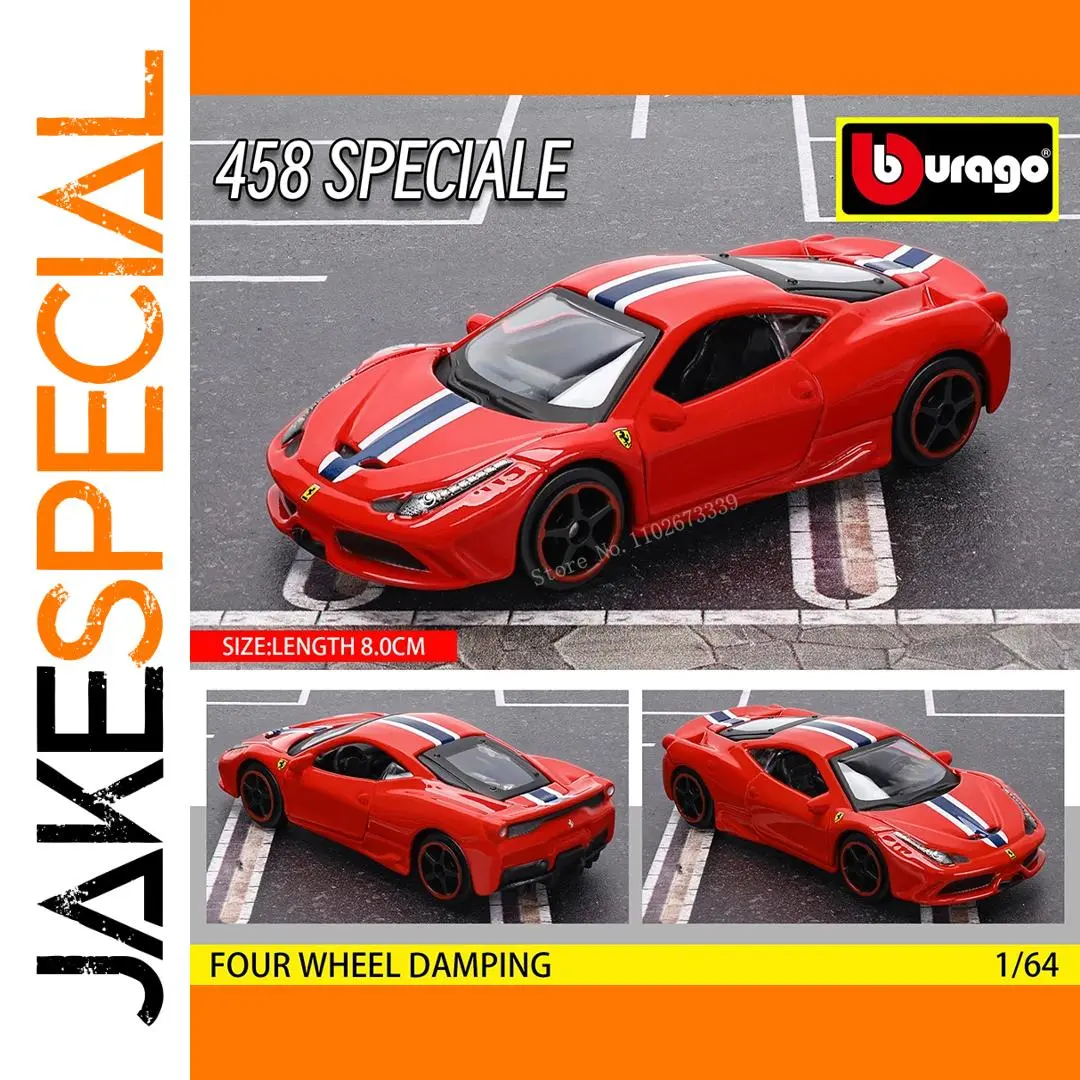 Bburago 458 Speciale 1:64 Diecast Model Car 1 Bburago 458 Speciale 1:64 Diecast Model Car