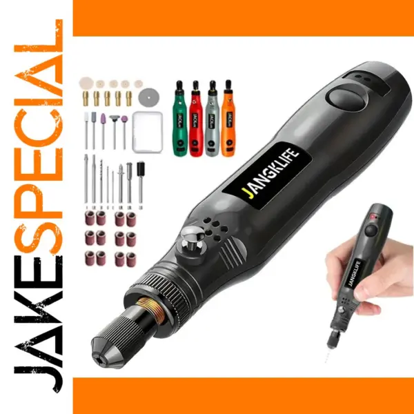 USB Cordless Rotary Tool Kit with 37 Tools