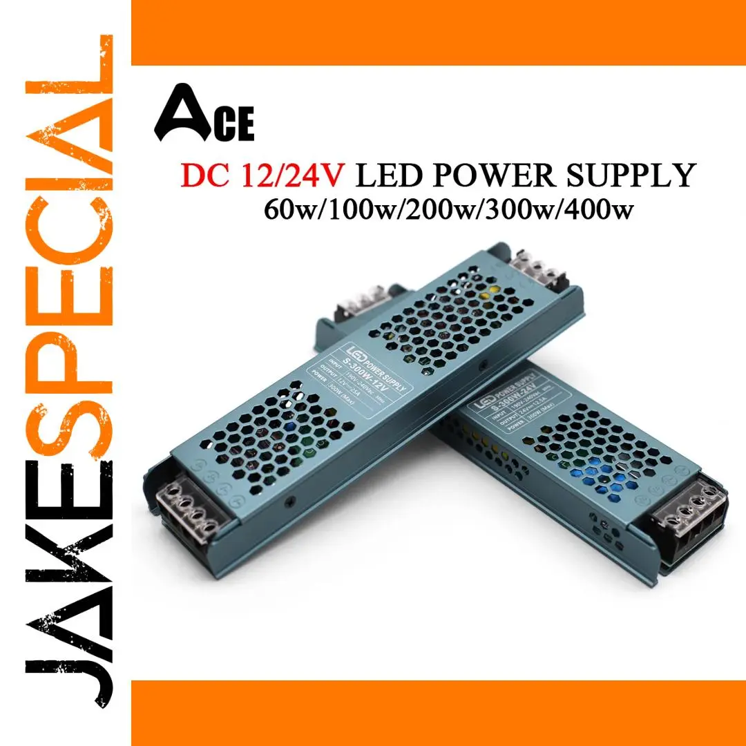 DC 12V/24V LED Power Supply Transformer 60-400W 1 DC 12V/24V LED Power Supply Transformer 60-400W