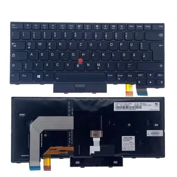 Lenovo ThinkPad Backlit Keyboard for T470/T480 and More - Image 2