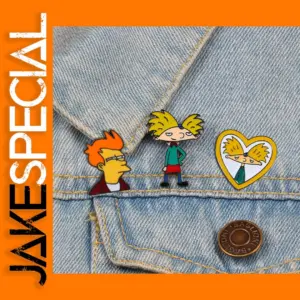Cartoon Arnold Anime Boy Badge