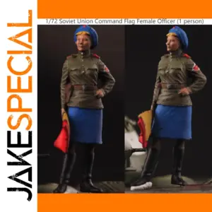 1/72 Soviet Female Officer Miniature Model