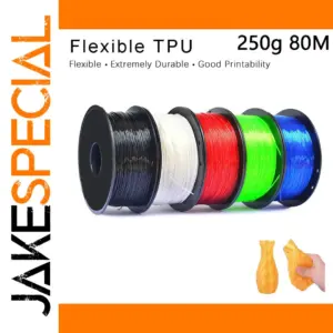 Flexible TPU 3D Printing Filament Set 250g