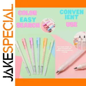 6-Piece Quick Dry Glue Pen Set for Paper Crafts