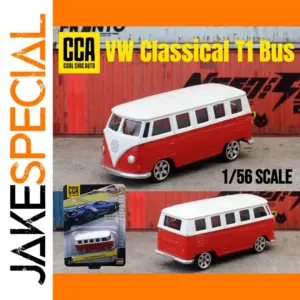 VW T1 Bus Die-Cast Model Red and White