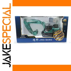 Teal and Black 1:50 Excavator Model