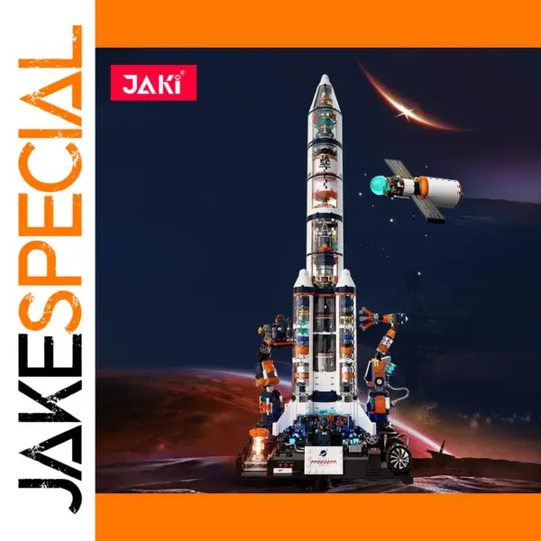 JK8515 Space Rocket Building Block Model