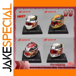 Hamilton F1 Champion Edition Helmet Miniature Model W10