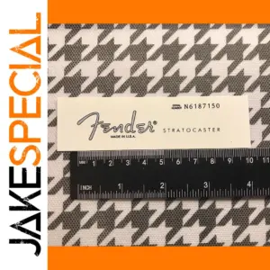 Fender Stratocaster Headstock Decal Set of 3