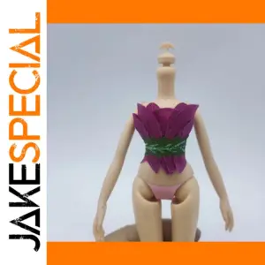 1/6 Scale Fashion Doll Outfit Floral Bodice Accessory