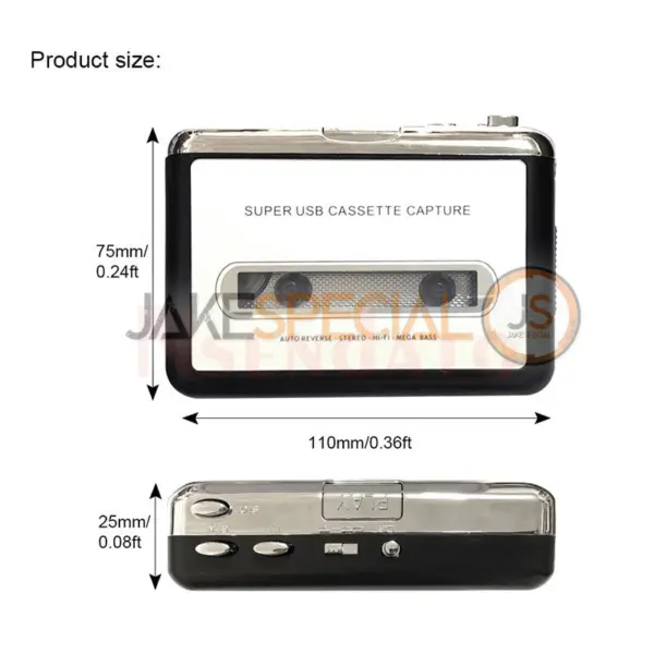 USB C Portable Cassette to MP3 Converter - Image 5