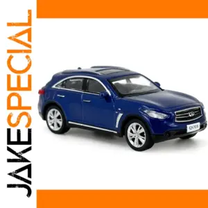 Die-Cast Infiniti QX70S Blue SUV Model