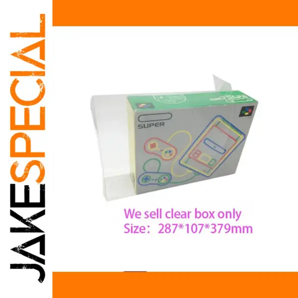 Clear Display Case for SNES Japan Console Model