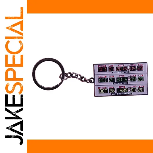 Time Circuits Keychain Back to the Future Replica