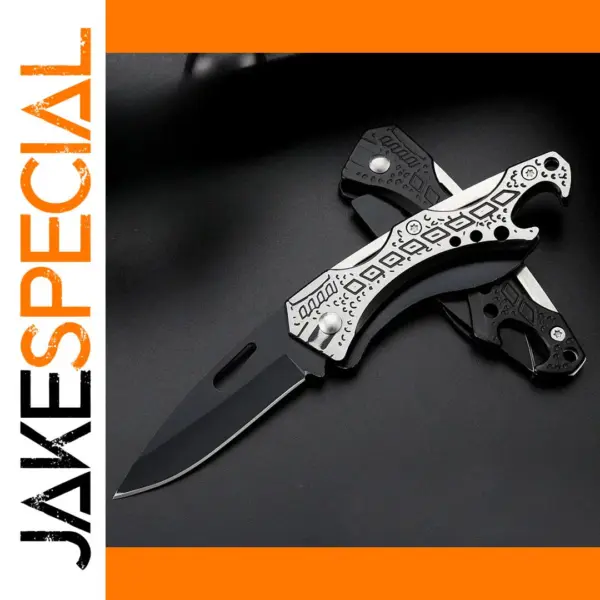 Folding Stainless Steel Knife for Camping
