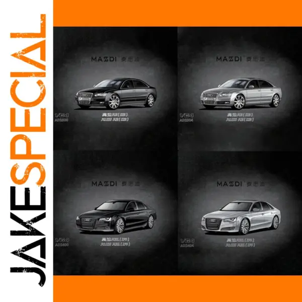 1/64 Scale Audi A8 D3/A8L D4 Diecast Model