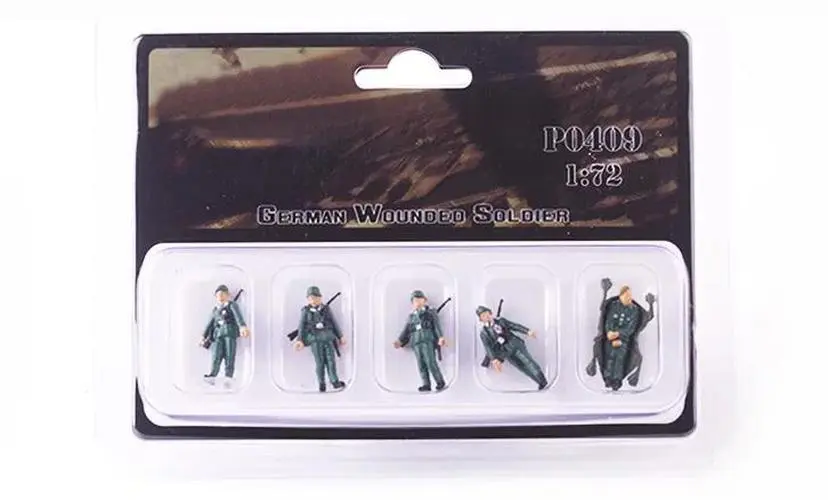 1/72 German WWII Medic Stretcher Squad Model 2 1/72 German WWII Medic Stretcher Squad Model - Image 2