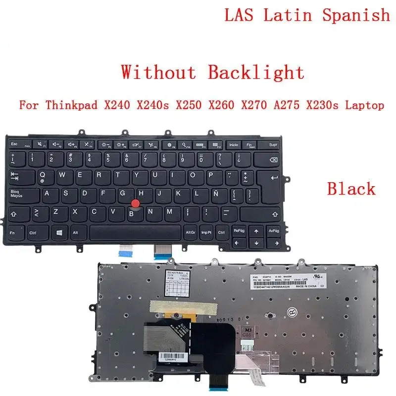 Latin Spanish Backlit Keyboard for Lenovo ThinkPad X270 8 Latin Spanish Backlit Keyboard for Lenovo ThinkPad X270 - Image 8