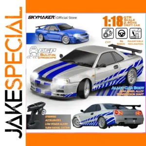 Skymaker 1/18 RC Drifting Car GTR R34
