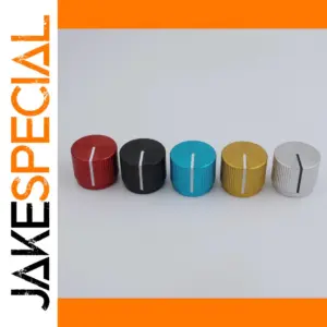 Aluminum Flat Top Knob for Electric Bass