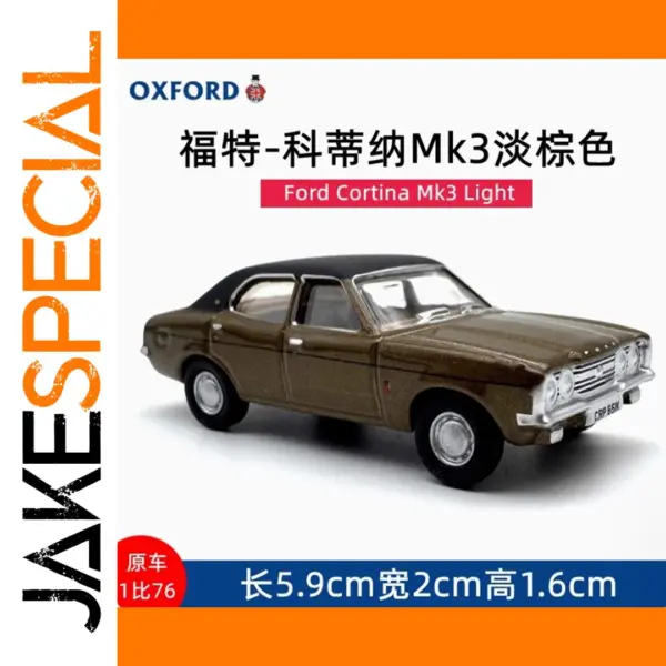 1:76 Scale Cortina Mk3 Alloy Car Model
