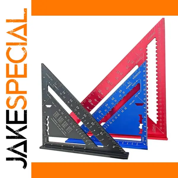7-Inch Aluminum Alloy Triangle Ruler Tool
