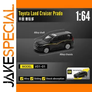 Die-Cast Toyota Land Cruiser Prado Model 1:64