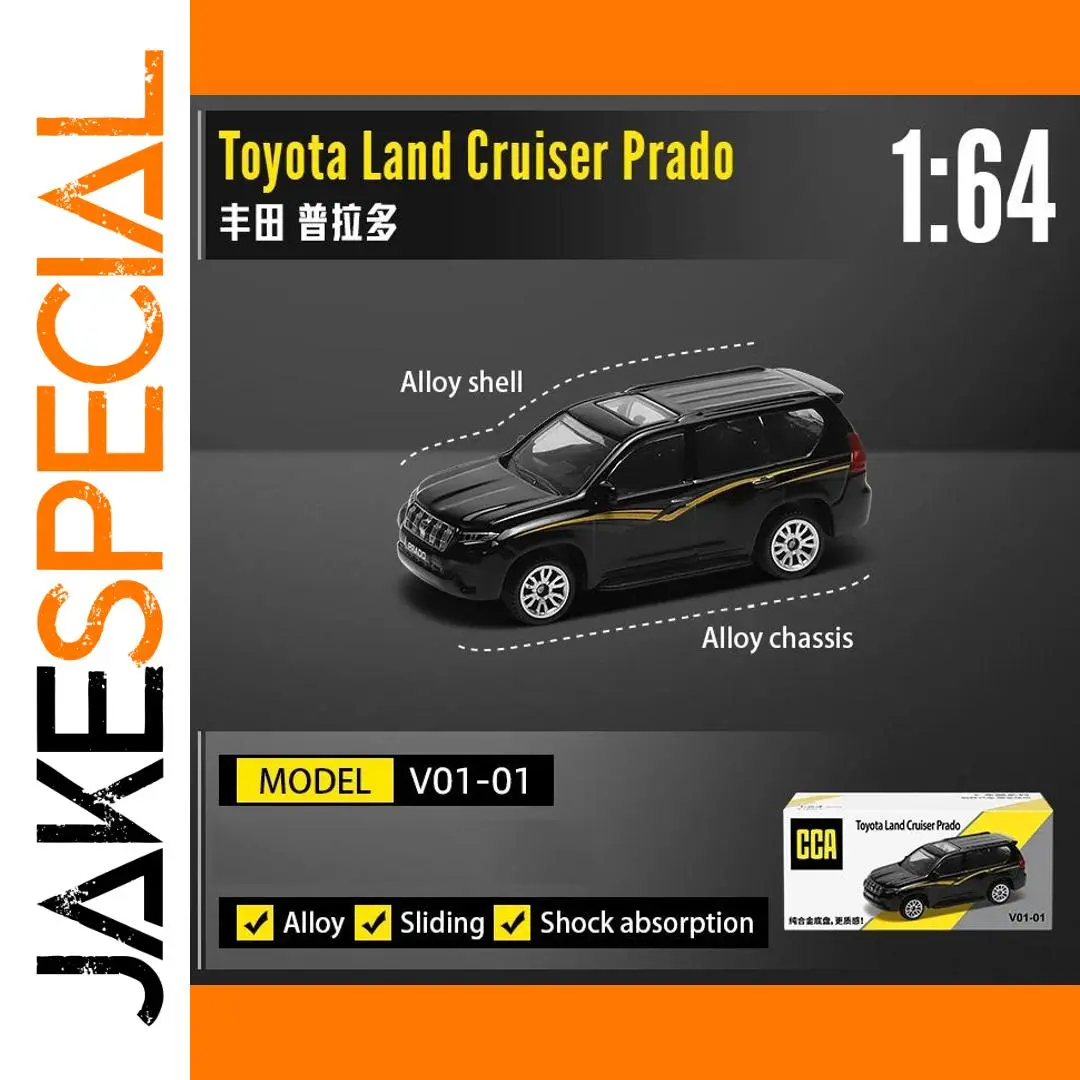 Die-Cast Toyota Land Cruiser Prado Model 1:64 1 Die-Cast Toyota Land Cruiser Prado Model 1:64