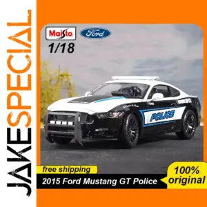 Maisto 1:18 2015 Ford Mustang GT Police Car