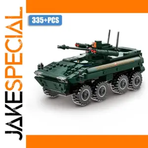 Military Vehicle Building Blocks Set 335 Pieces