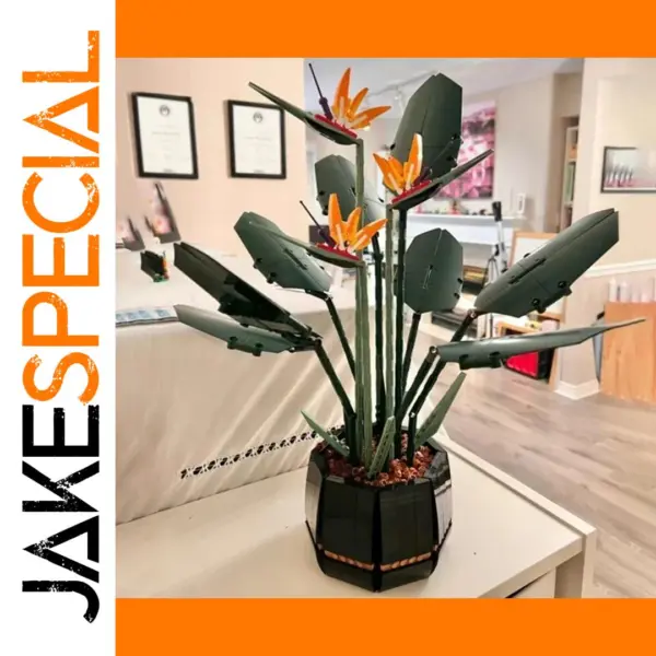 Bird Paradise Bouquet Building Blocks Set