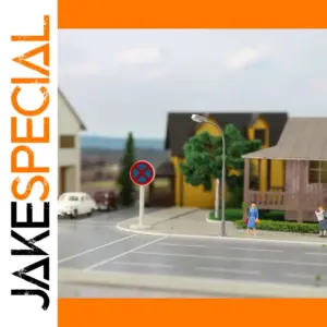 Evemodel HO TT Scale Street Lamp Set 5pcs with LEDs