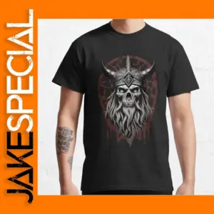 Viking Skull Spirit T-Shirt for Adults