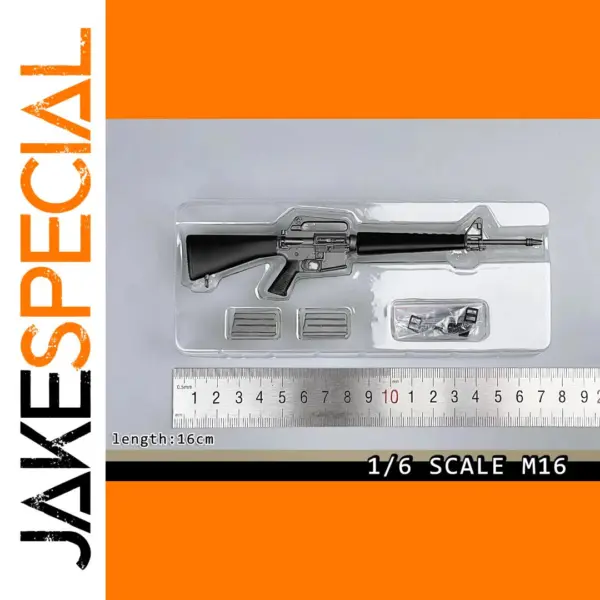 1/6 Scale M16 Rifle Model with 2 Magazines
