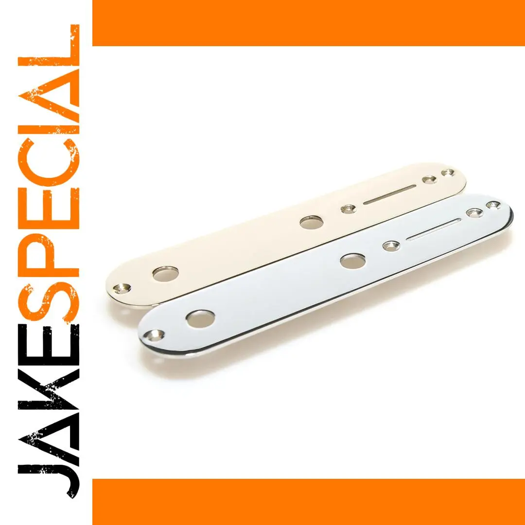 Nickel Chrome Control Plate for Tele Guitar 1 Nickel Chrome Control Plate for Tele Guitar