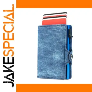 Slim Minimalist RFID Pop Up Card Wallet