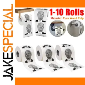Donald Trump Humor Toilet Paper Roll Set