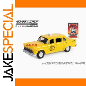 1:64 Scale 1977 Checker Taxi Diecast Model