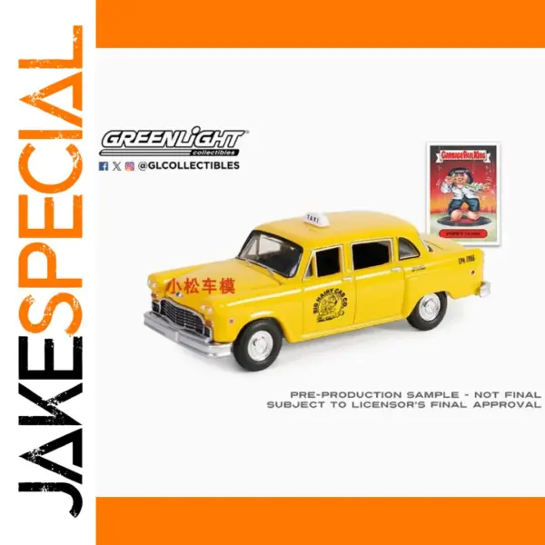 1:64 Scale 1977 Checker Taxi Diecast Model