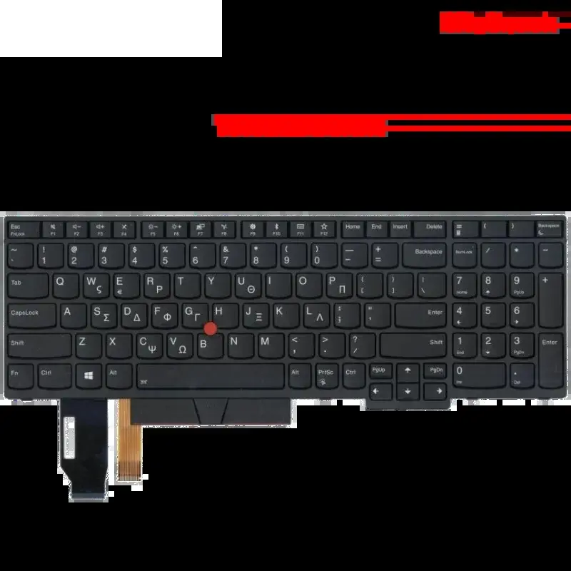 Black Backlit Keyboard for Lenovo ThinkPad L590 P73 19 Black Backlit Keyboard for Lenovo ThinkPad L590 P73 - Image 19