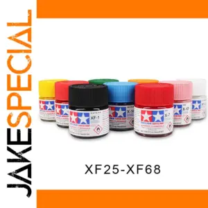 10ml Tamiya Water-Based Flat Acrylic Paint XF25-XF68