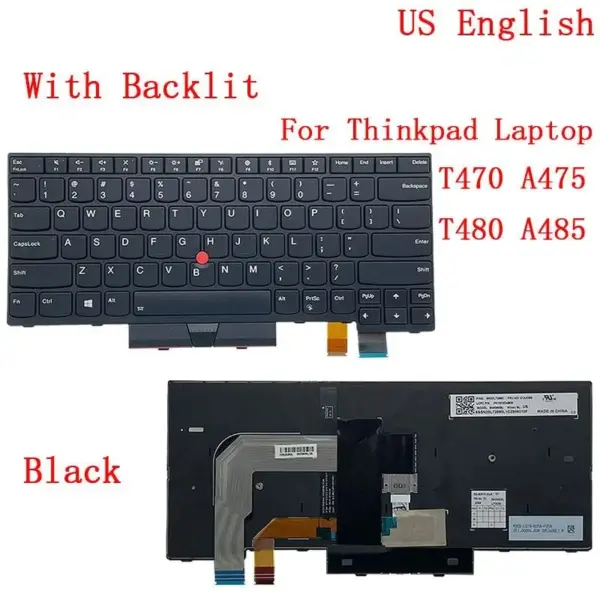 Backlit Keyboard for Lenovo Thinkpad T470 T480 - Image 10