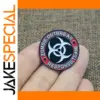 Zombie Outbreak Cartoon Metal Badge Brooch