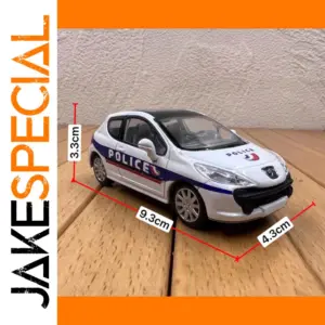 Peugeot 207 Alloy Model Scale 1:43 Display