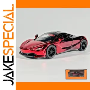 1:32 McLaren 720S Diecast Model Car Red Black